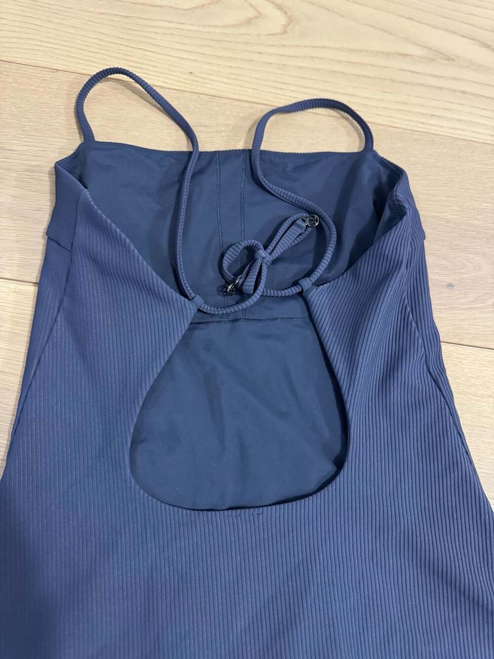 Lululemon Ribbed One-Piece Swimsuit Navy Blue - Picture 6 of 11